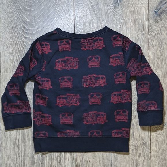 Baby Gap Firetruck Sweat Set - Picture 4 of 7